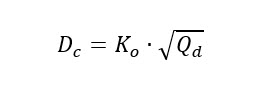 formula-calculo-diametro-Bresse